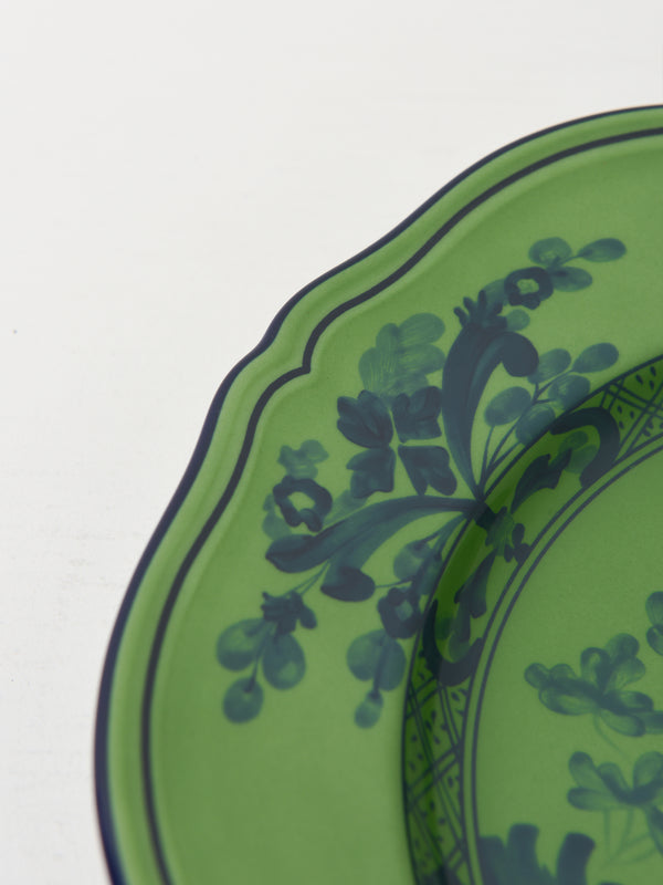Oriente Italiano Flat dinner plate_MALACHITE